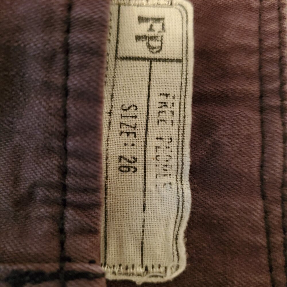 FREE PEOPLE WIDE LEG BLACK PANTS - Picture 2 of 2